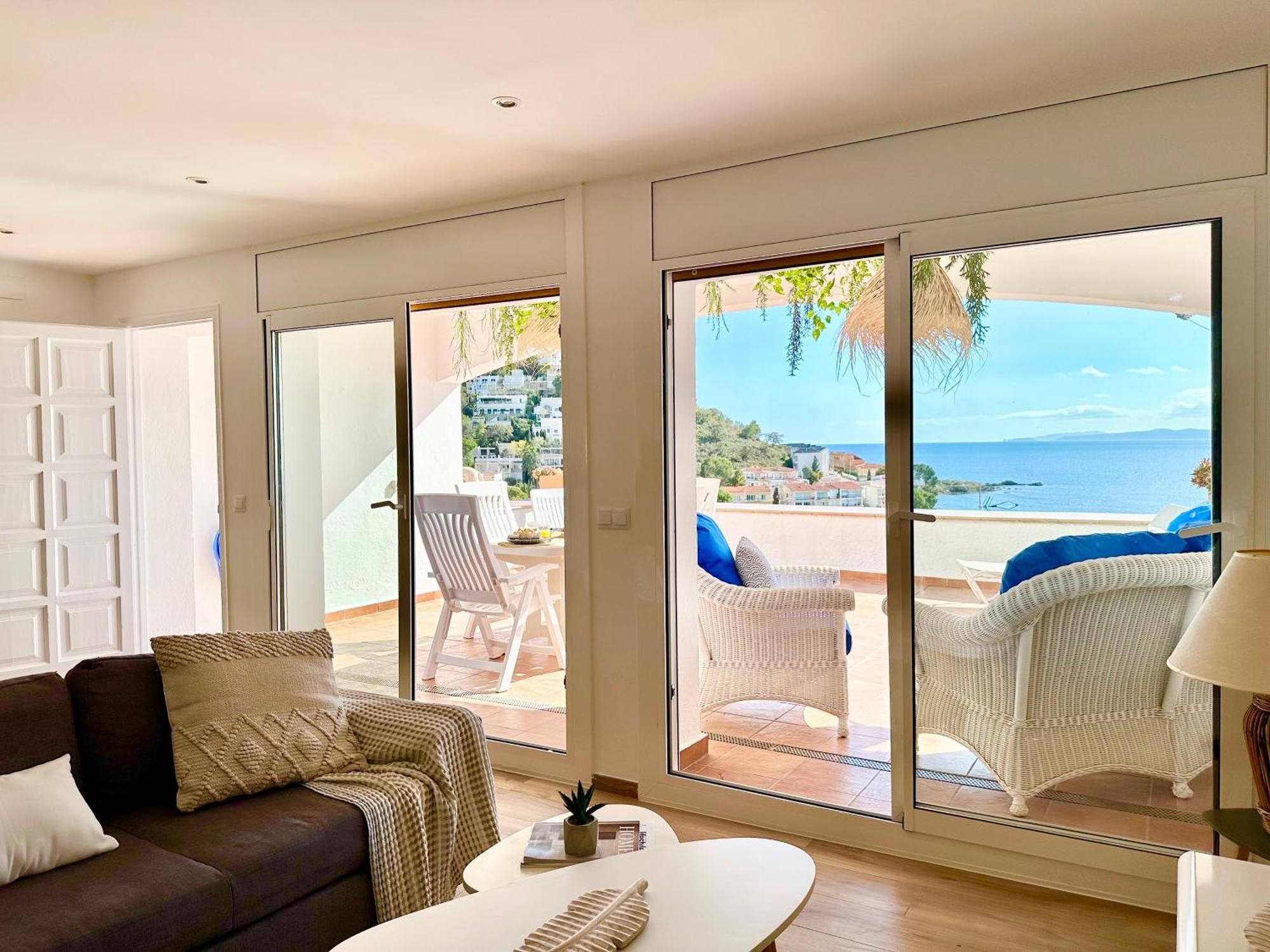 Canyelles - Santa Barbara Sea View Apartamento Rosas